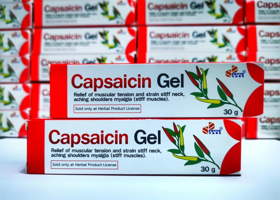 PHYTO CARE CAPSAICIN 2 x Tubes Capsaicin Hot Gel Osteoarthritis Rheumatoid Arthritis Pain Cream