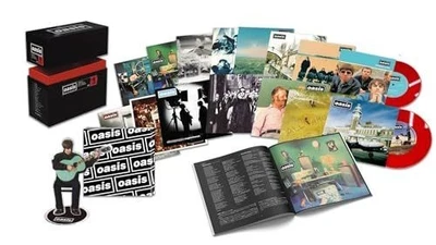 Oasis Complete 7 pulgadas Single Collection BOX Vol. 1 vinilo de color rojo... - Imagen 1 de 2