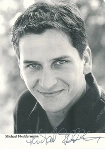 MICHAEL FLEDDERMANN, ORIGINALE FIRMATO, AUTENTICO FIRMATO - Foto 1 di 1