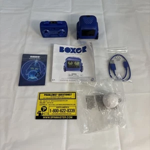 Boxer Robot Spin Master Interactive AI Toy Blue Remote Ball Rechargeable WORKS! - Imagen 1 de 18