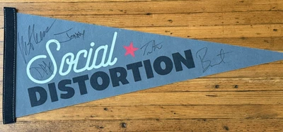 Social Distortion Banner - Signed by Band! - Image 1 of 4