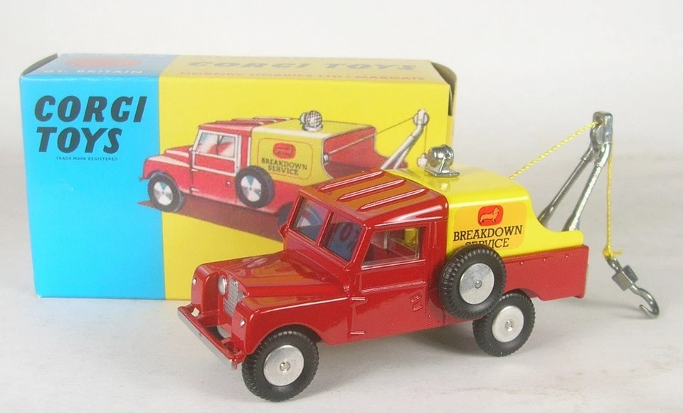 Land Rover 109 Breakdown Truck Pannenhilfe mit Seilwinde No. 472  1:46 Corgi - Bild 1 von 1