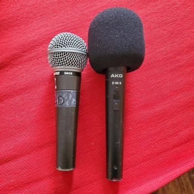 Vintage AKG D310 Microphone with Shure Case Made in Austria W sm58 vintage - Image 1 of 2