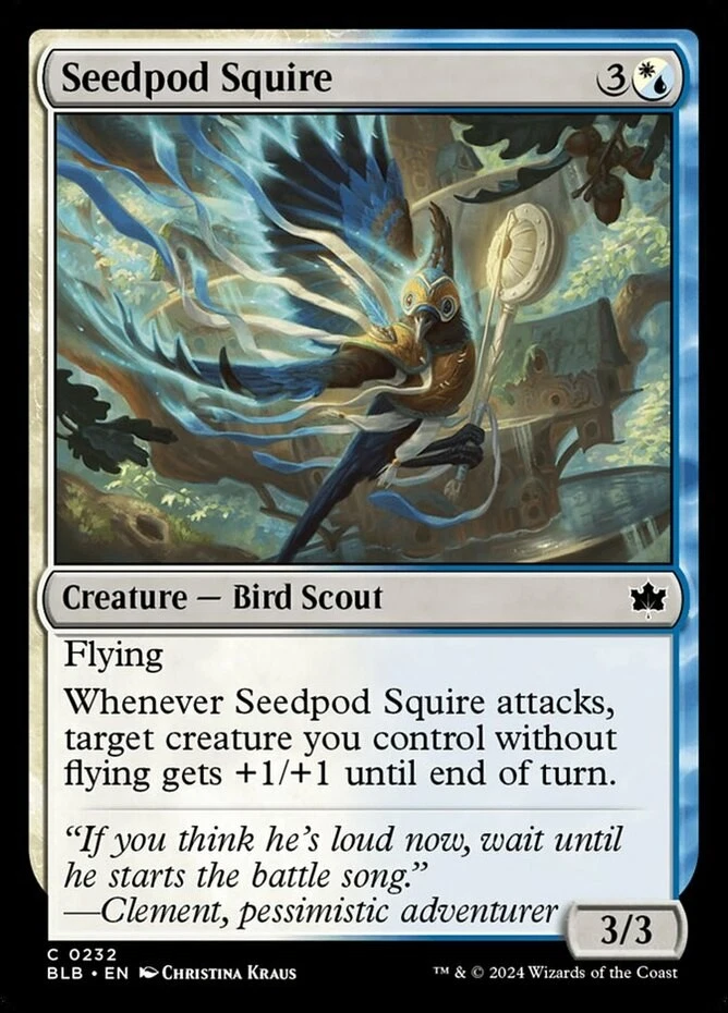 x1 Seedpod Squire - Bloomburrow - NM - MTG - Image 1 of 1