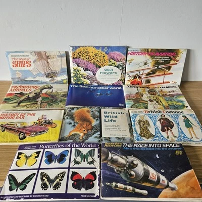 Brooke Bond Tea Picture Cards Album Mixed Bundle Tea Trade Cards Some Complete * - Image 1 of 4