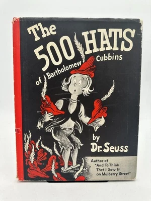 Dr. Seuss. The 500 Hats of Bartholomew Cubbins 1938 1st Edition — 第 1/4 张图片