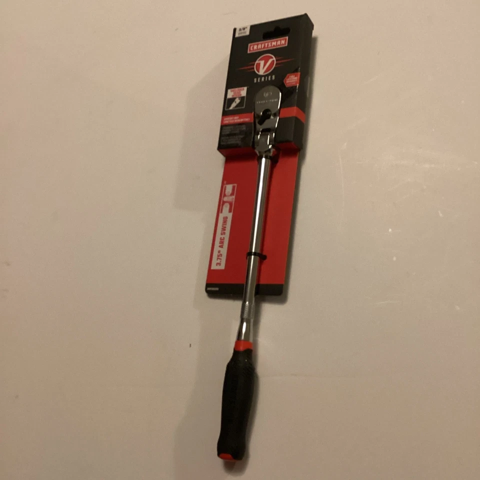 Craftsman V- Series 3/8" Drive Comfort Grip Long Flex Head Ratchet CMMT86326V