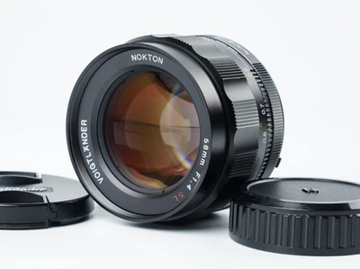 [Exc+++] Voigtlander NOKTON 58mm f/1.4 SL II N Lens for Nikon F #2932A - Image 1 of 4