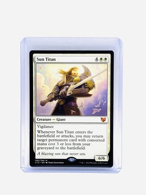 Magic The Gathering, Sun Titan, Commander 2014, Regular MT/NM - Image 1 of 2