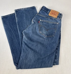 Levi's 501XX Denim Jeans Button Fly Vintage Y2K Mens 32X30 Free Shipping - Picture 1 of 9