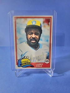 1981 Topps Baseball Larry Hisle #215 Milwaukee Brewers  - Picture 1 of 3
