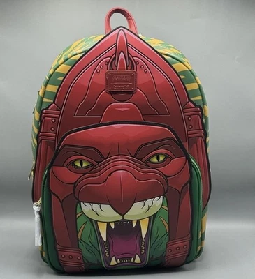 Mochila figurativa Loungefly Masters of the Universe Battle Cat = nueva con etiquetas Foto 1 de 4