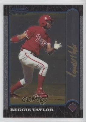 1999 Bowman Chrome Gold Foil Signature Reggie Taylor #326 - Image 1 of 2