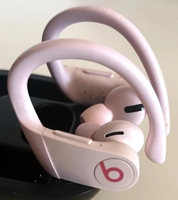 ORIGINAL APPLE BEATS BY DR DRE POWERBEATS PRO CLOUD PINK WIRELESS KOPFHÖRER ROSA - Bild 1 von 4