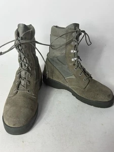Combat Boots UFCW Mondo PT Mens Size 5.5 Green Sage Made in US Steel Toe Vibram - Picture 1 of 7