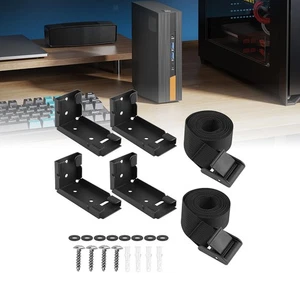 CPU Holder Gaming PC Stand Rack with Screws Under Desk PC Mount for Gamer - Afbeelding 1 van 5