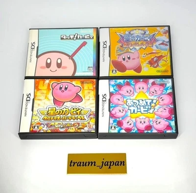 Lot 4 Kirby Super Star Ultra Squeak Squad Touch Kirby Mass Attack set DS Tested - Image 1 of 4