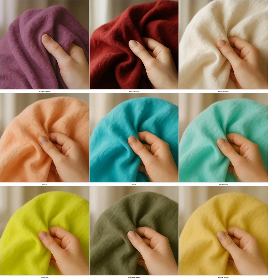 Premium Linen Fabric by the Yard – Upholstery, Dresses, Curtains & DIY Sewing - Image 1 of 4