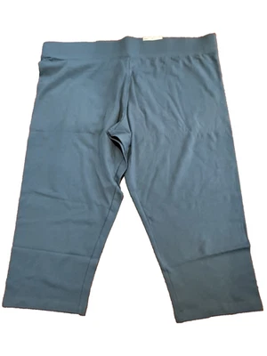 Sonoma Mid rise cropped leggings plus size 1X green Pants   NWT - Image 1 of 4