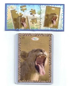 DE155 PUZZLE LEONE + BPZ KINDER SORPRESA ITALIA 2009/2010 - Picture 1 of 1
