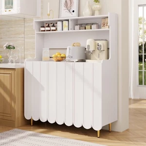 Sideboard Küchenschrank Offene Regalfächer Beistellschrank mit Türen Sideboard - Bild 1 von 15