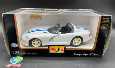 Maisto Dodge Viper RT/10 (1996), modello in scala 1:24 - 1:25, (1744), vintage - Immagine 1 di 4