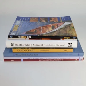 Classic Boat Building Lot of 6 Books - Canoes & Wooden Boats - Manual Craft - Picture 1 of 10