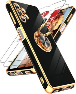 LeYi for Samsung Galaxy A32 5G Case with Tempered Glass Screen Protector [2 Pack - Picture 1 of 8