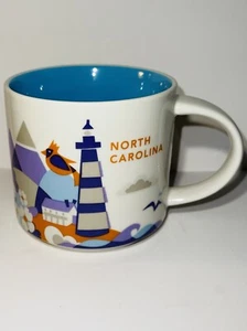 STARBUCKS YOU ARE HERE COLLECTION NORTH CAROLINA 14oz COFFEE MUG 2016 - Bild 1 von 6