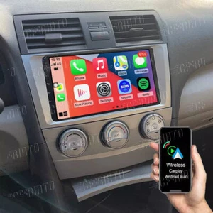 For Toyota Camry 2007-2011 Android 15 Apple CarPlay Car Stereo Radio GPS Navi - Foto 1 di 10