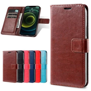 Leather Cover Phone TPU Case Wallet Card For LG V50/V50S V40 V30 V20 G8 G7 G6 G5 - Picture 1 of 13