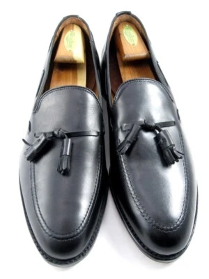 NUEVO Mocasines Allen Edmonds "GRAYSON" Cuero Borla 12(L) y 11.5(R) D Negro (560N) Foto 1 de 4