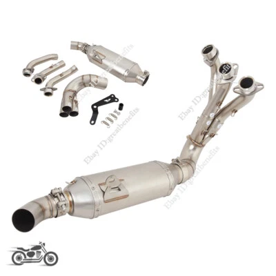 Tubo de enlace delantero escape deslizante para Yamaha MT09 FZ09 Tracer 9/9GT XSR900 2021-2023 Foto 1 de 4