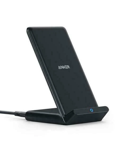 Anker AKA2524011 PowerWave 10W Qi Wireless Fast Charging Stand - Black