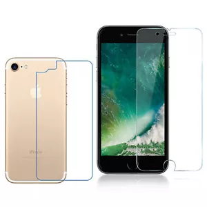 Soft Pet Film Screen Protector for Apple iPhone SE 2022 3rd Gen Front and Back - Picture 1 of 9