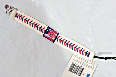 MLB Minnesota Twins w/Blue & Red Stitching Team Baseball Seam Bracelet Gamewear Cover