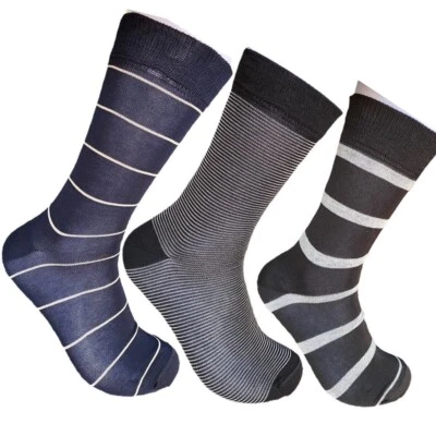 6 PAIA CALZE CORTE UOMO DISEGNATE COLORATE IN COTONE FILO DI SCOZIA Pregiato100% - Immagine 1 di 4