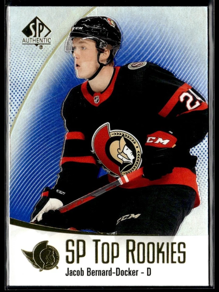 2021-22 SP Authentic Top Rookies Jacob Bernard-Docker #TR-4 - Image 1 of 2
