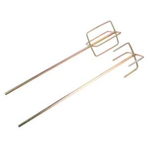 2 Pcs Electric Drill Stirring Rod Mixer Concrete for Mud Attachment Cement - Picture 1 of 12