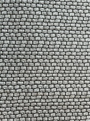 MODA Modascapes Brick Fabric Grey Landscape Cotton Fabric -By The HALF YARD - Image 1 of 4