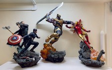 Iron Studios Avengers Endgame Thanos, Captain America, Thor and Ironman 4 pieces