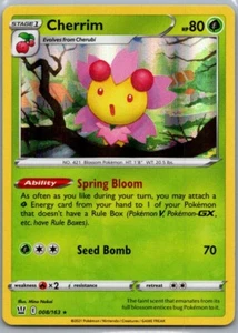 2021 Sword & Shield - Battle Styles Cherrim Stage 1/Rare Holo #8 - Picture 1 of 2