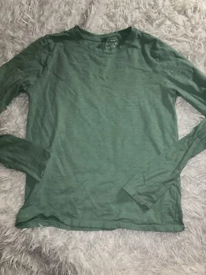 Crewcuts niños talla 12/14 "La Novia" Camiseta Larga Verde SLV. Suave, exc. estado Foto 1 de 4