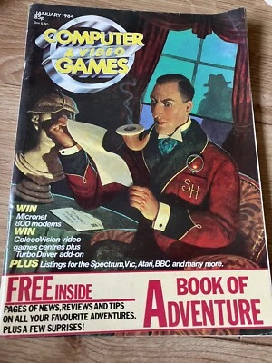 Computer & Video Games Magazine 1984. Commodore 64. Spectrum 48K. adverts. Atari - Image 1 of 4