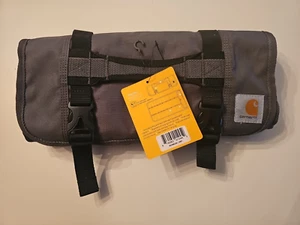 NEW Carhartt 18 Pocket Utility Roll Tool Organization Roll Bag Durable Black - Picture 1 of 2