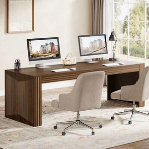 Tribesigns 79" Extra Long Desk, Two Person Desk Double Desk for Home Office - Picture 1 of 10