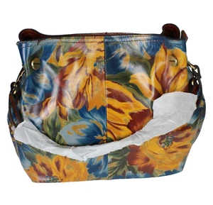 Patricia Nash Marigold Harvest Floral Lidney Slouchy Satchel Crossbody Bag - Picture 1 of 17