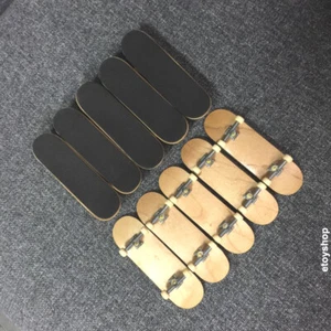 Lot 10PCS Canadian Maple Wooden Fingerboard Skateboards Foam Tape Deck toy 96mm - Picture 1 of 7