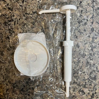 Condiment Dispenser Pump Plastic Ketchup Jug , Dressing, Lotion, Shampoo - Image 1 of 4