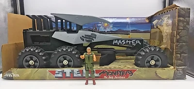 VTG 1986 Tonka Steel Monsters MASHER Comp. w/ Wheel Boss Figure in Damaged Box - Image 1 of 4